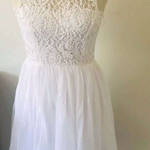 DELIA * S white mini dress in size 1/2 - Picture 2 of 11